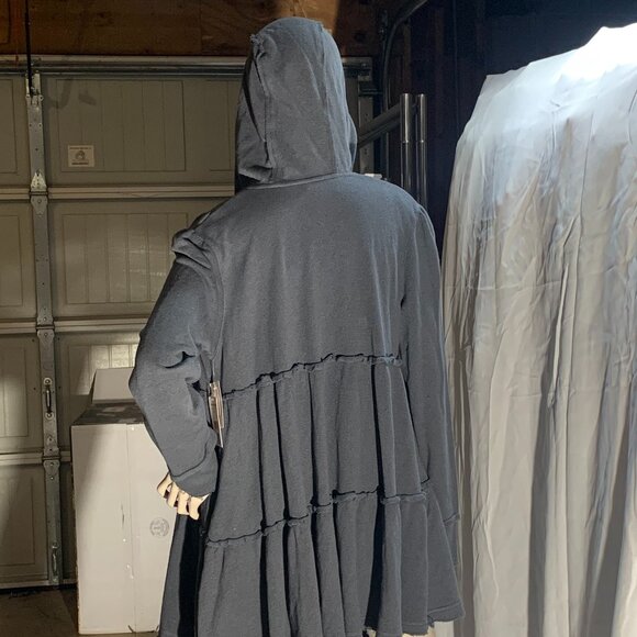 Free People Raw-Edge Zip-Front Hoodie NWT - Picture 11 of 16